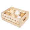 Wooden Toys Little Dreamers | Le Toy Van Farm Eggs Half Dozen Crate