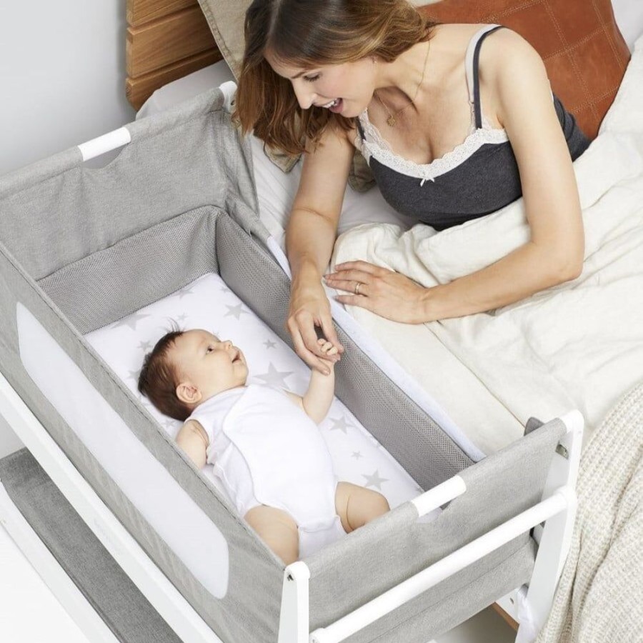 Nursery Little Dreamers | Snuzpod 4 Bedside Cot - Dusk