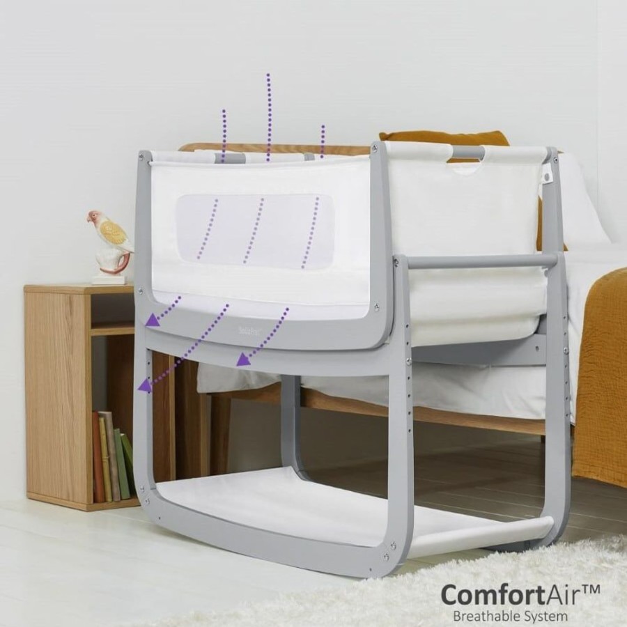 Nursery Little Dreamers | Snuzpod 4 Bedside Cot - Dusk