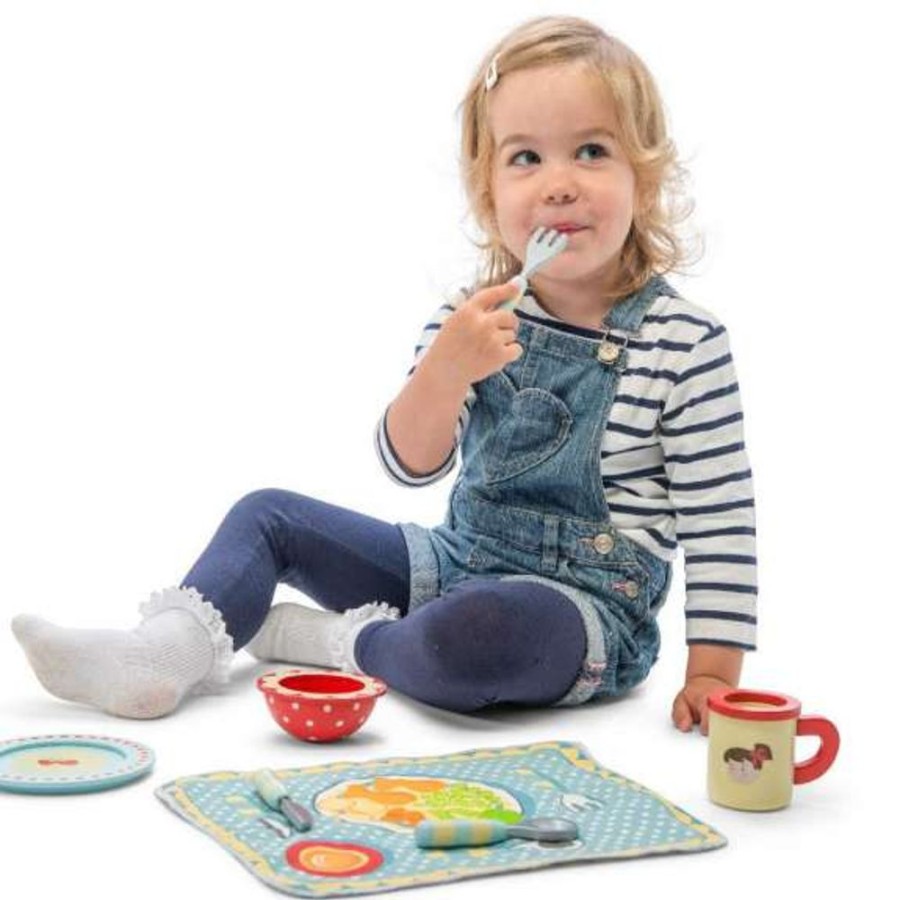 Wooden Toys Little Dreamers | Honeybake Dinner Set