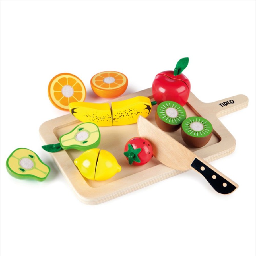 Wooden Toys Little Dreamers | Tidlo Cutting Fruit Set