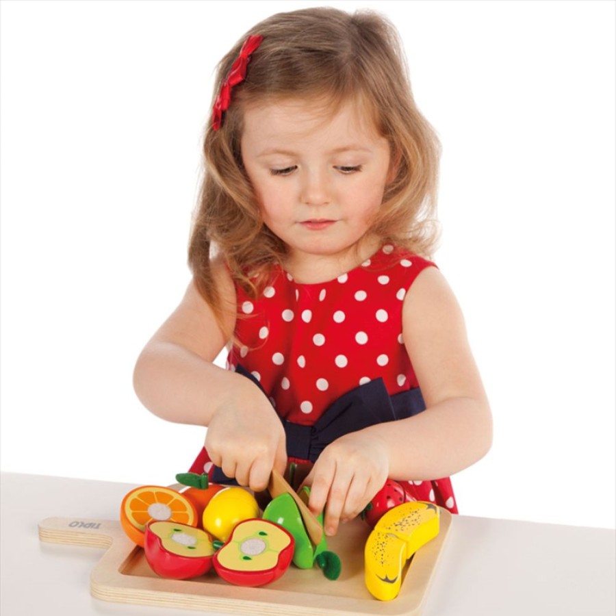 Wooden Toys Little Dreamers | Tidlo Cutting Fruit Set