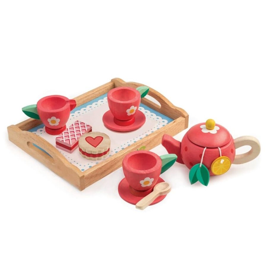 Wooden Toys Little Dreamers | Tenderleaf Toys Tea Tray Set