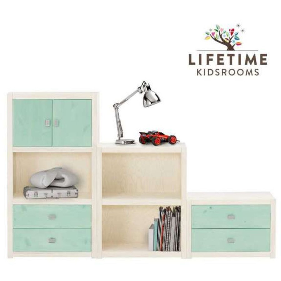 Kids Rooms Little Dreamers | Lifetime Bookcase System / Whitewash