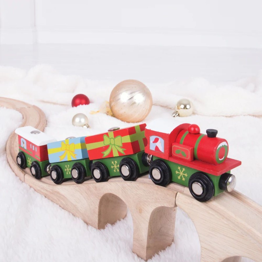 Wooden Toys Little Dreamers | Bigjigs Christmas Train