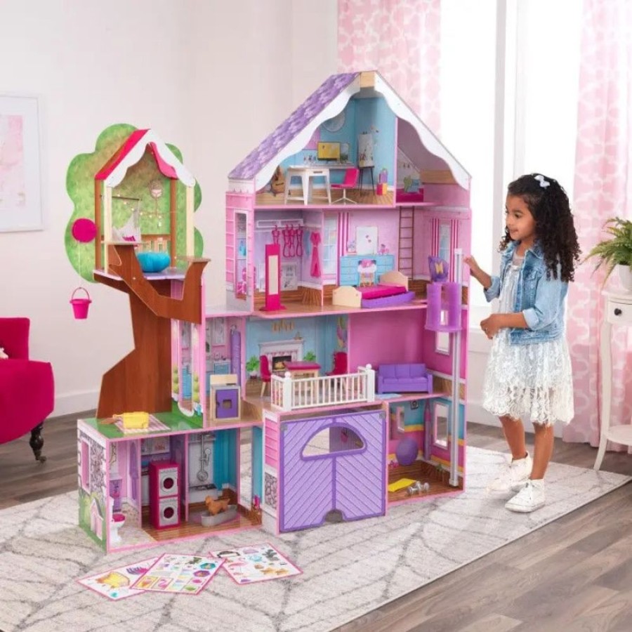 Wooden Toys Little Dreamers | Kidkraft Treehouse Retreat Mansion Doll House