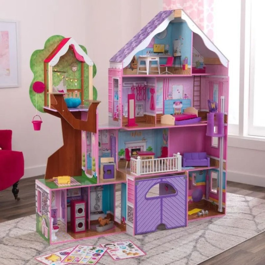 Wooden Toys Little Dreamers | Kidkraft Treehouse Retreat Mansion Doll House