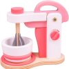 Wooden Toys Little Dreamers | Bigjigs Pink Food Mixer