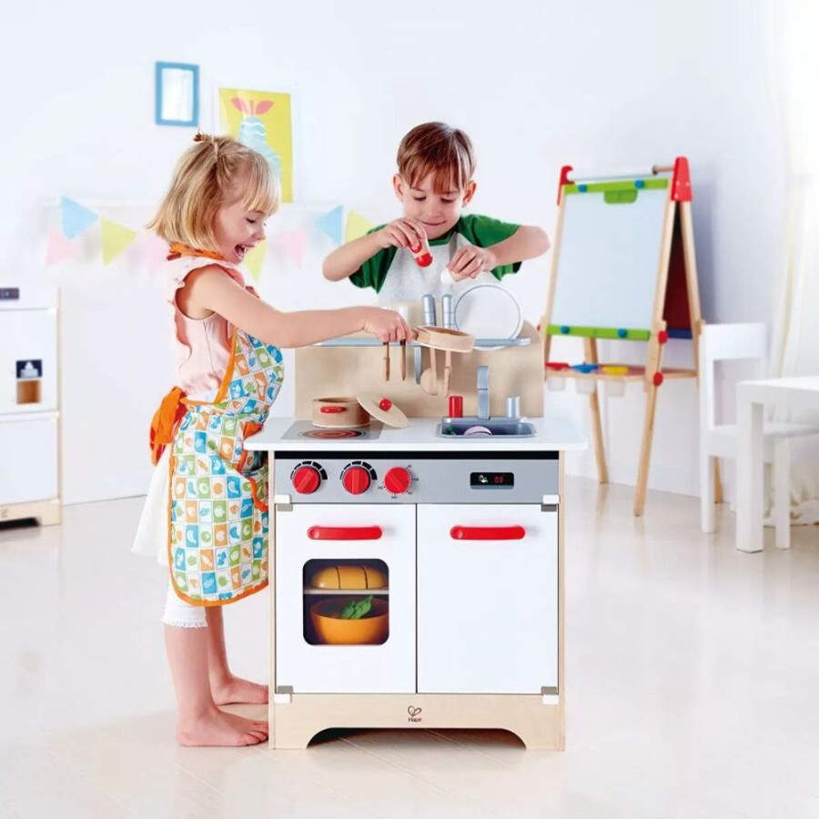 Wooden Toys Little Dreamers | Hape Deluxe Mini Kitchen