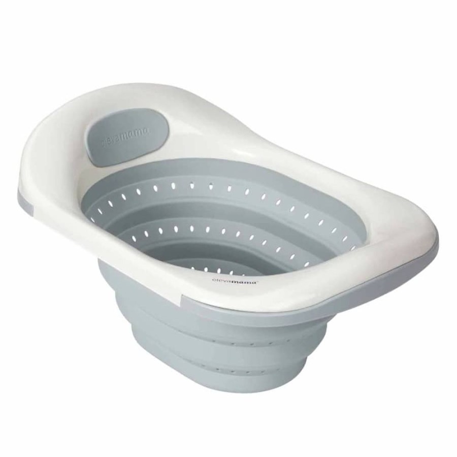 At Home Little Dreamers | Clevamama Clevabath Adjustable Sink Bath - Grey