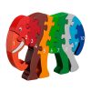 Wooden Toys Little Dreamers | Lanka Kade Elephant 1 - 10 Jigsaw