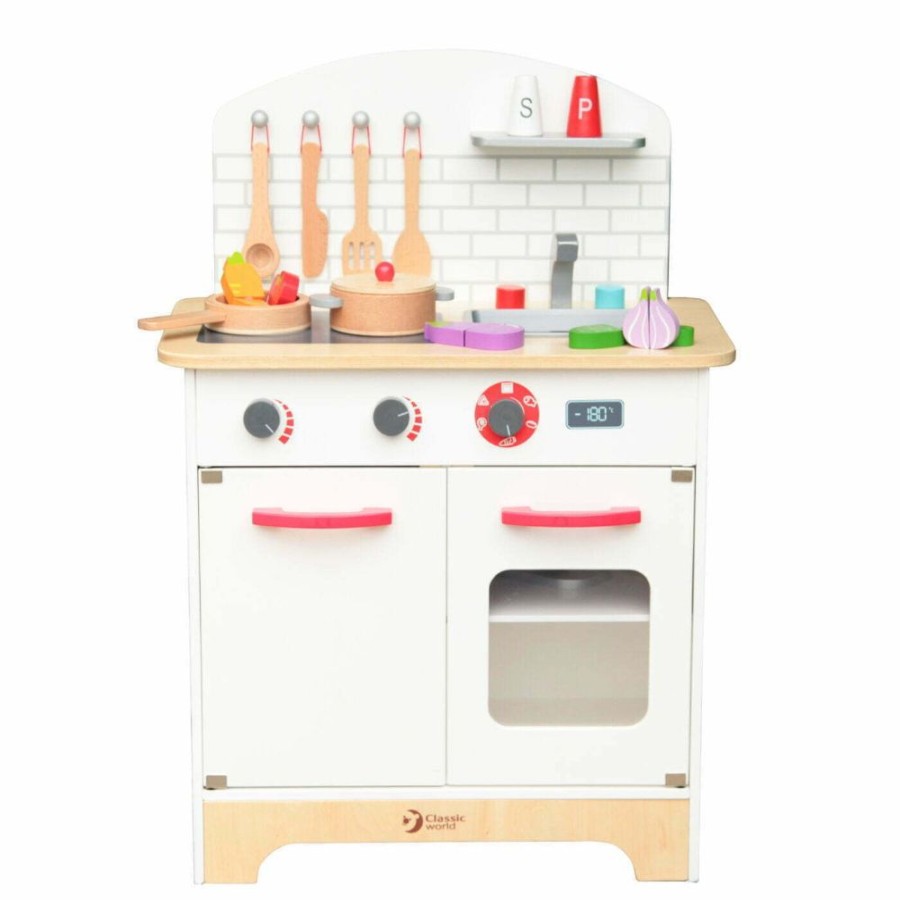 Wooden Toys Little Dreamers | Classic World Chef'S Kitchen