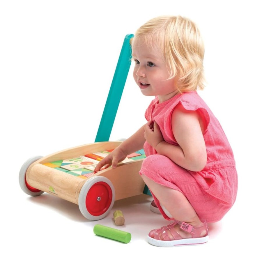 Wooden Toys Little Dreamers | Tenderleaf Toys Baby Block Walker