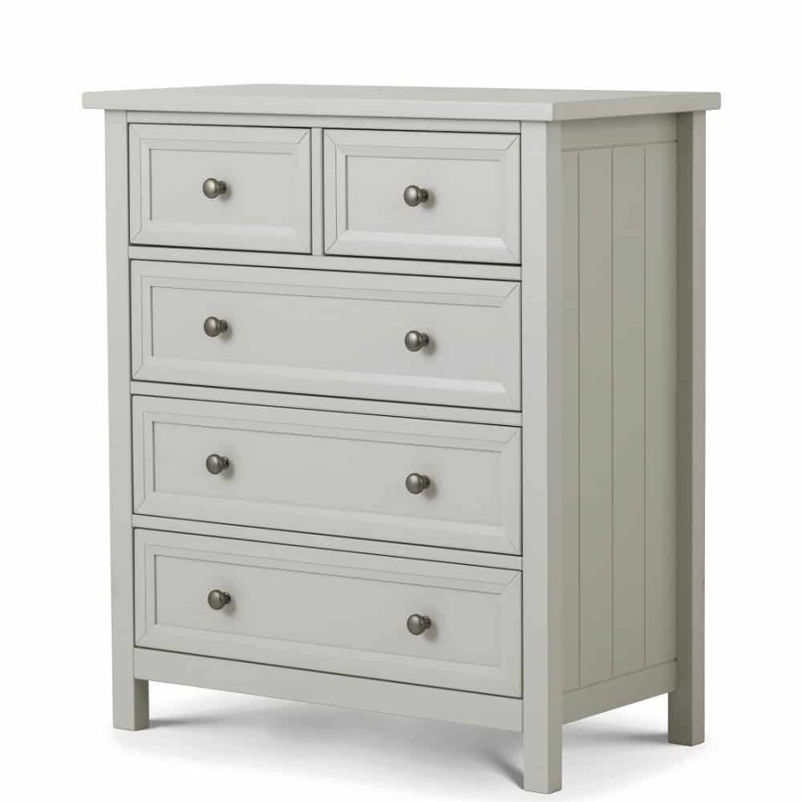 Kids Rooms Little Dreamers | Maine 3+2 Drawer Chest - Dove Grey