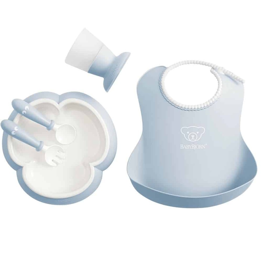 At Home Little Dreamers | Babybjorn Baby Dinner Set - Powder Blue