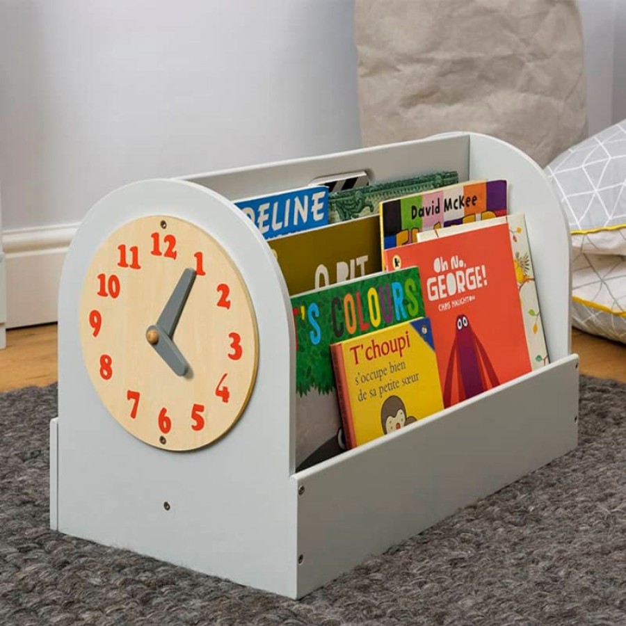 Accessories Little Dreamers | Tidy Books Box Pale Grey