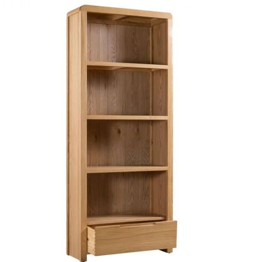 Kids Rooms Little Dreamers | Curve Tall Bookcase - Oak