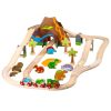 Wooden Toys Little Dreamers | Bigjigs Dino Train Set