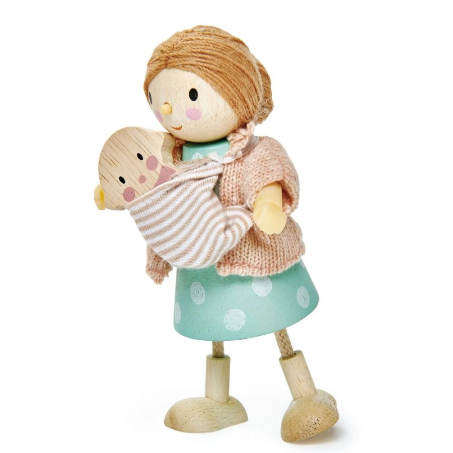 Wooden Toys Little Dreamers | Tenderleaf Toys Mrs Goodwood And The Baby