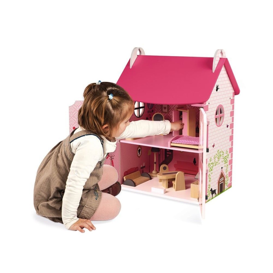 Wooden Toys Little Dreamers | Janod Mademoiselle Dollhouse