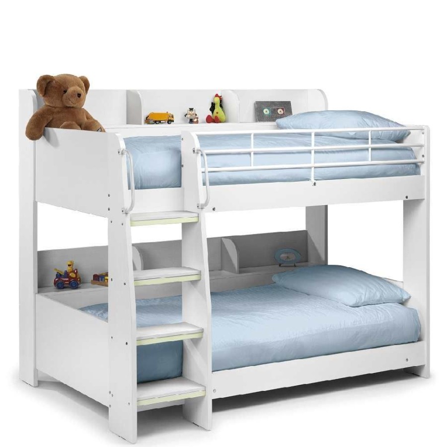 Kids Rooms Little Dreamers | Domino Bunk Bed - White