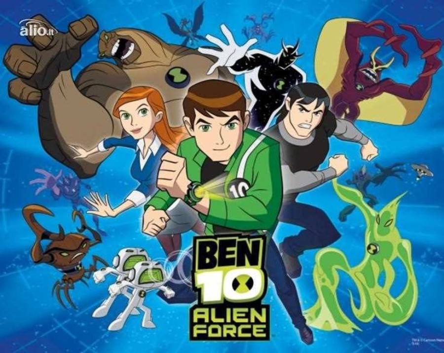 Accessories Little Dreamers | Walltastic Ben 10 Alien Force Wall Mural