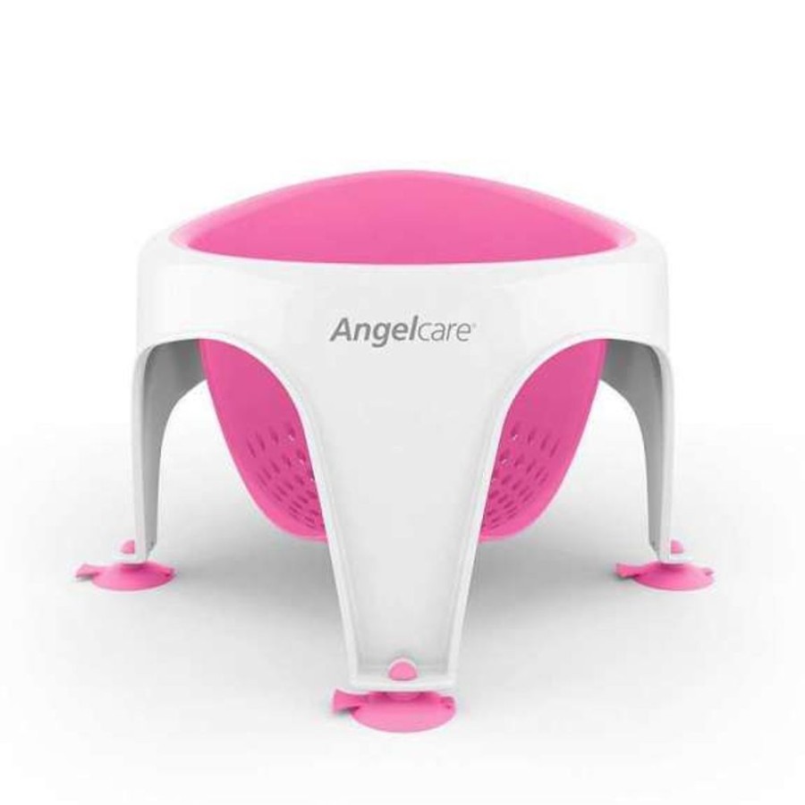 At Home Little Dreamers | Angelcare Soft Baby Bath Seat - Pink