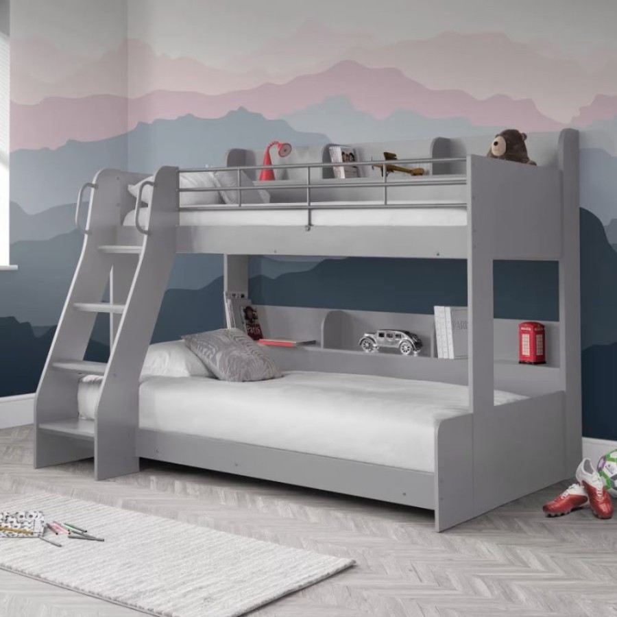 Kids Rooms Little Dreamers | Domino Triple Sleeper - Light Grey