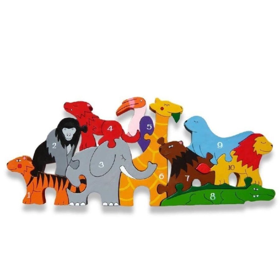 Wooden Toys Little Dreamers | Alphabet Jigsaw Number Jigsaw Zoo