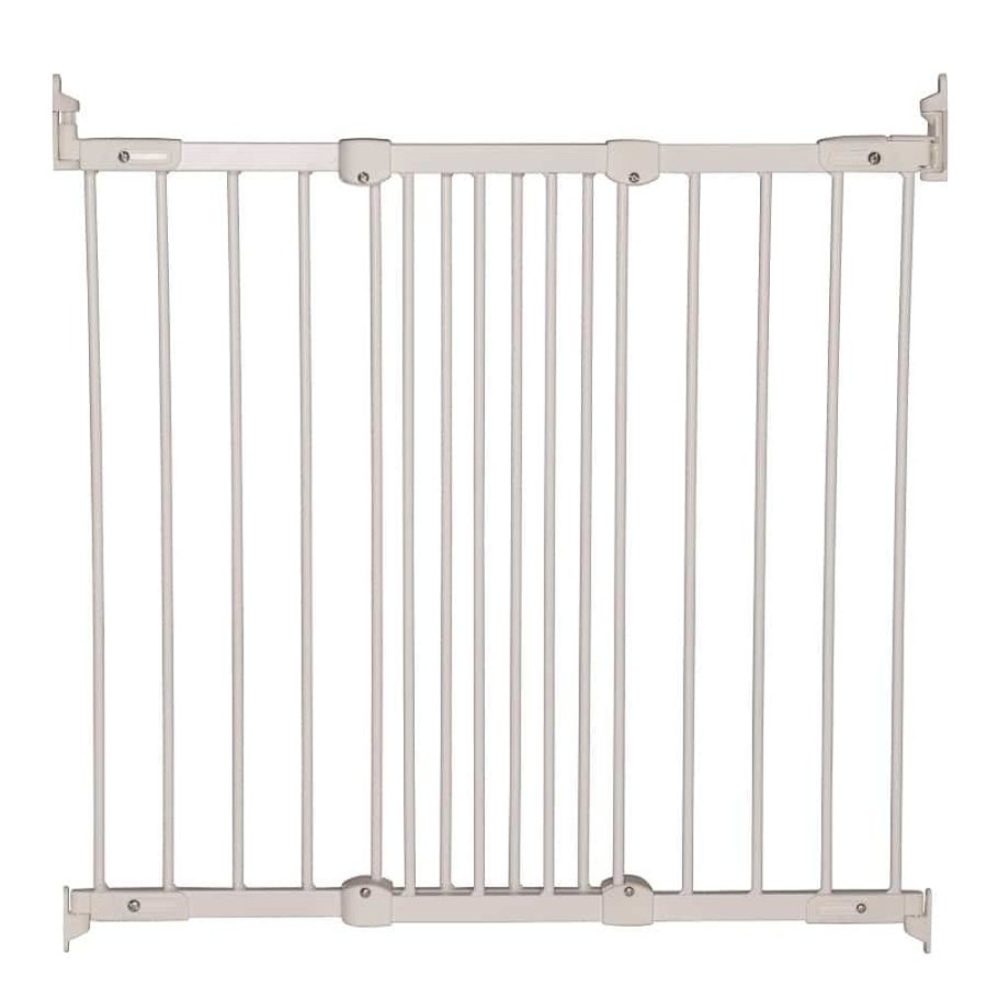 At Home Little Dreamers | Babydan Ebba Flexifit Metal Safety Gate - White