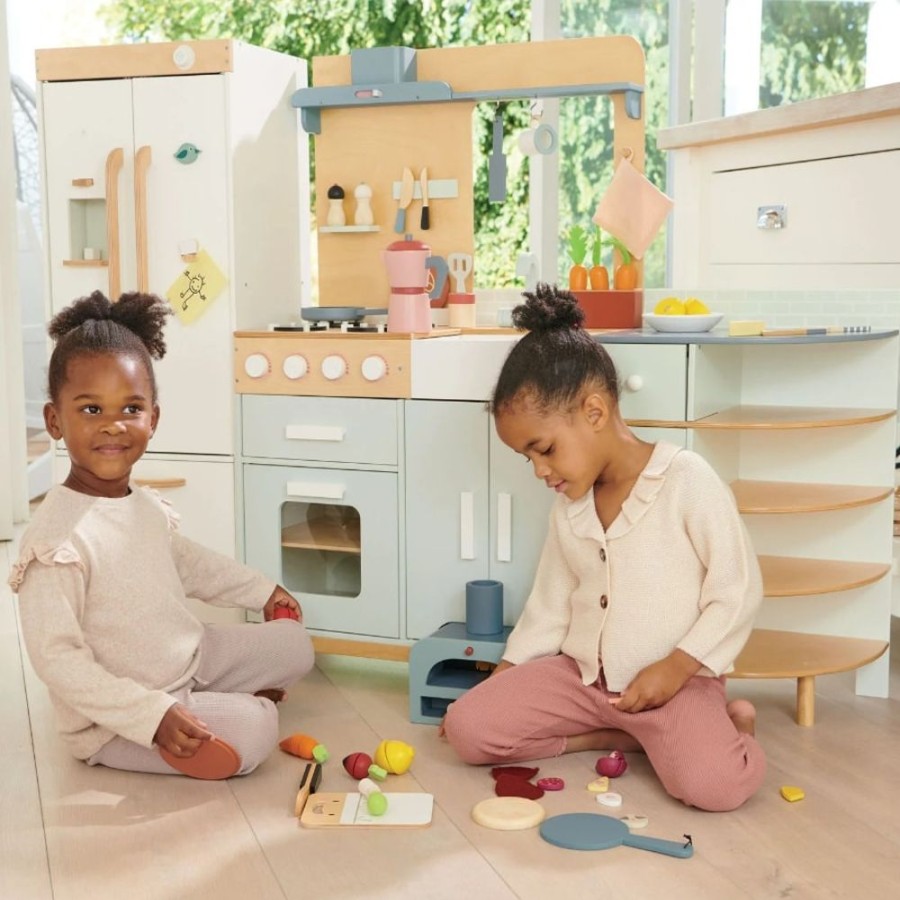 Wooden Toys Little Dreamers | Tenderleaf Toys La Fiamma Grand Kitchen