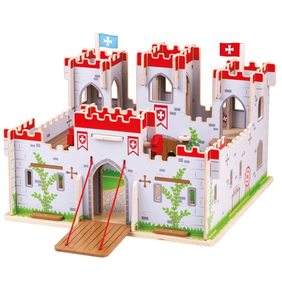 Wooden Toys Little Dreamers | Bigjigs King George'S Castle