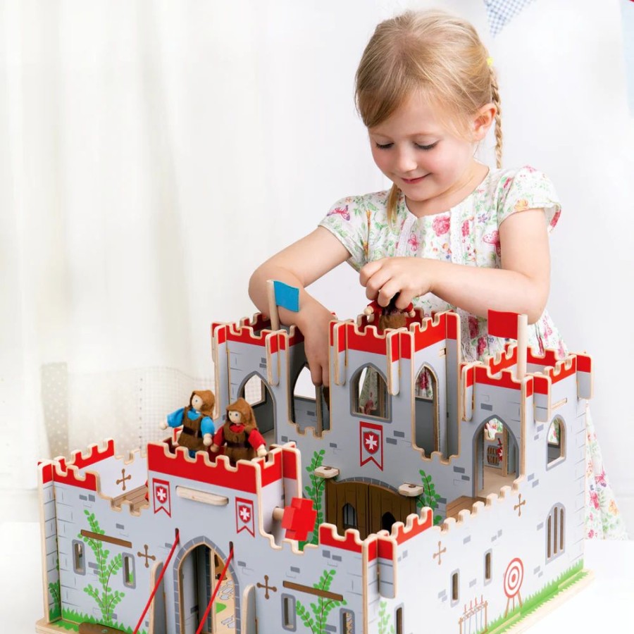 Wooden Toys Little Dreamers | Bigjigs King George'S Castle