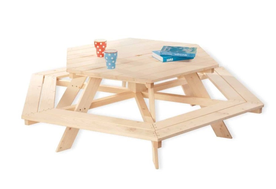 Outdoor Fun Little Dreamers | Outdoor Wooden Bench For 6