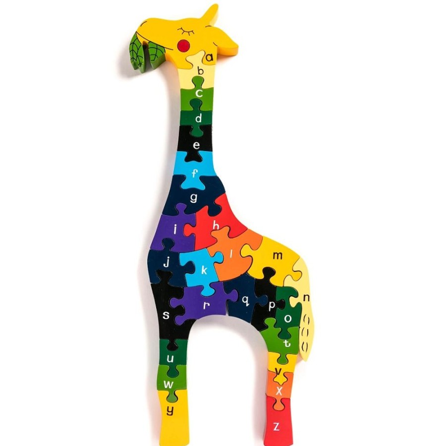 Wooden Toys Little Dreamers | Alphabet Jigsaw Giraffe