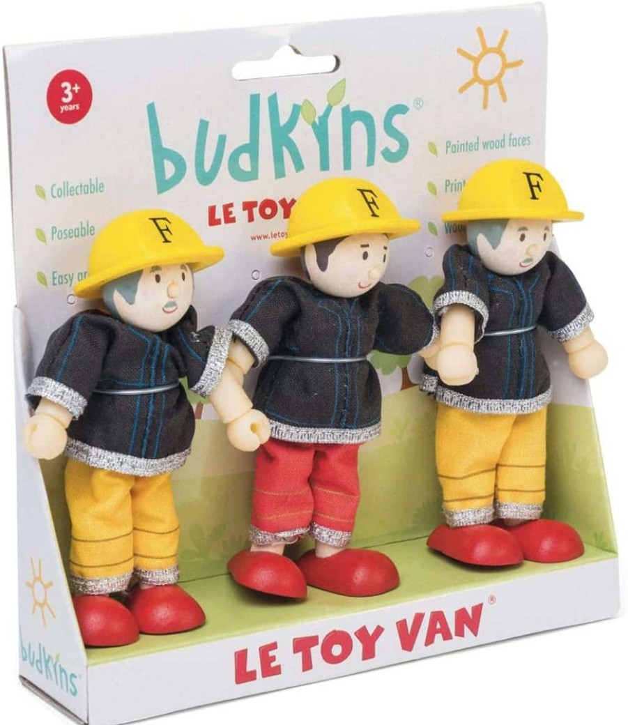 Wooden Toys Little Dreamers | Budkins Firefighters