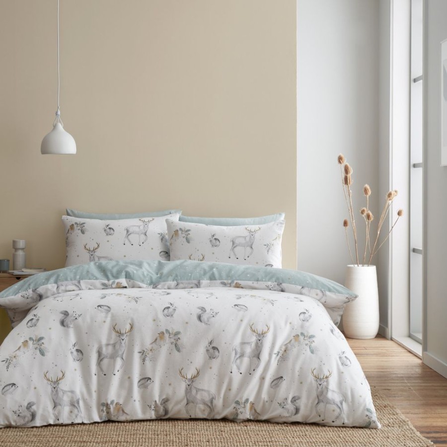 Accessories Little Dreamers | Woodland Animals Double Duvet Set