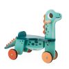 Wooden Toys Little Dreamers | Janod Ride On Dino Portosaurus