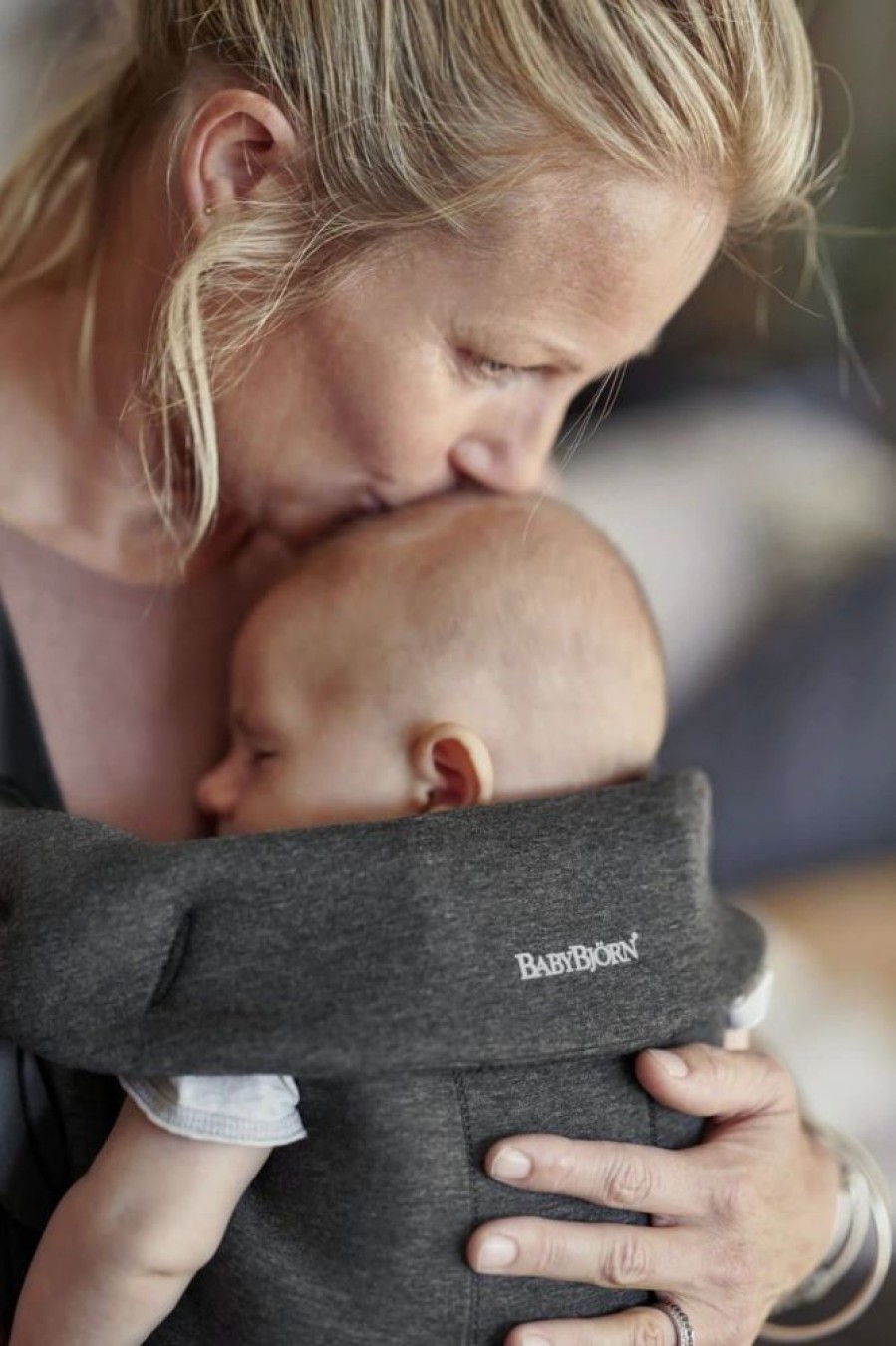 Out & About Little Dreamers | Babybjorn Baby Carrier Mini 3D Jersey Charcoal