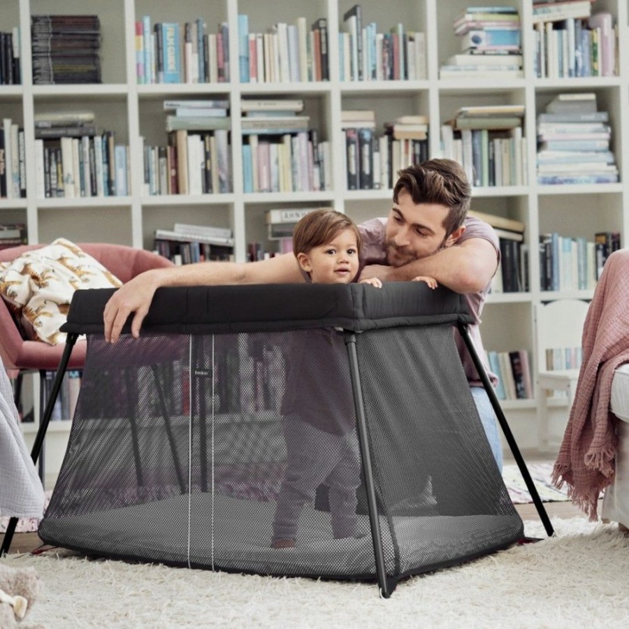 Out & About Little Dreamers | Babybjorn Travel Cot Light Black