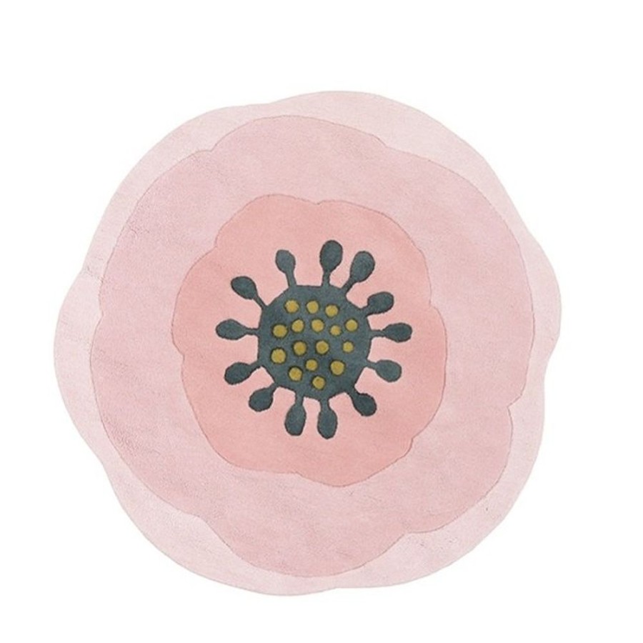 Accessories Little Dreamers | Lilipinso Cotton Rug - Anemone