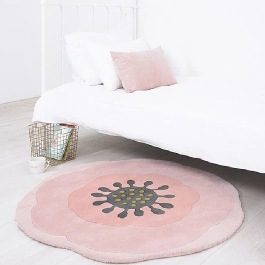 Accessories Little Dreamers | Lilipinso Cotton Rug - Anemone