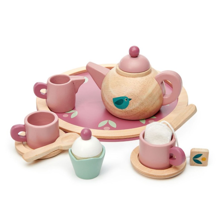 Wooden Toys Little Dreamers | Tenderleaf Toys Birdie Tea Set