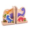 Wooden Toys Little Dreamers | Bigjigs Dinosaur Bookends