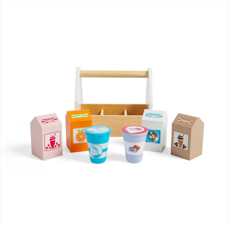 Wooden Toys Little Dreamers | Bigjigs Dairy Delivery