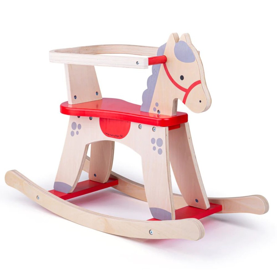 Wooden Toys Little Dreamers | Bigjigs Wooden Rocking Horse