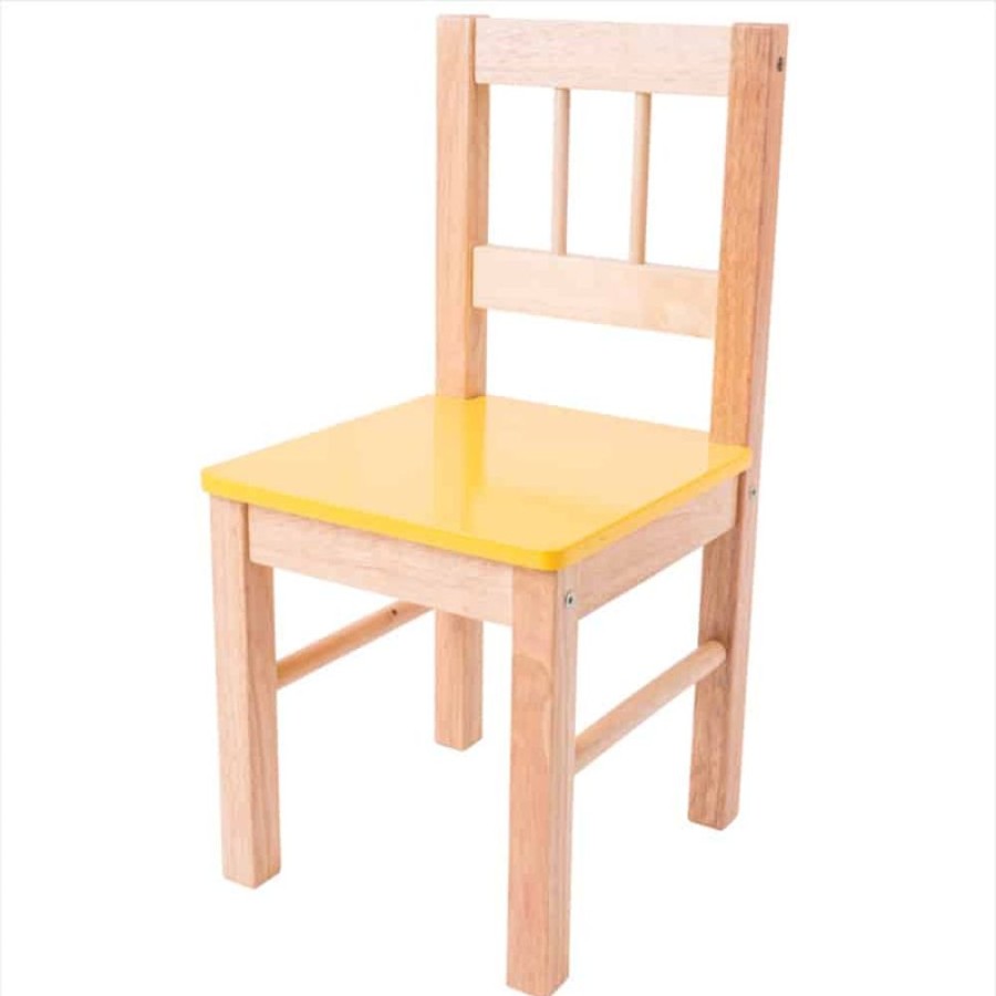 Accessories Little Dreamers | Bigjigs Yellow Chair