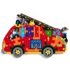 Wooden Toys Little Dreamers | Alphabet Jigsaw Fire Engine