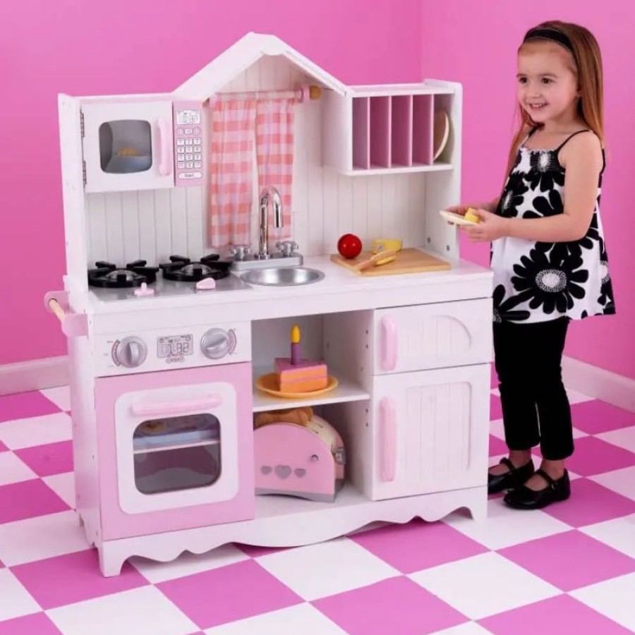 Wooden Toys Little Dreamers | Kidkraft Modern Country Kitchen