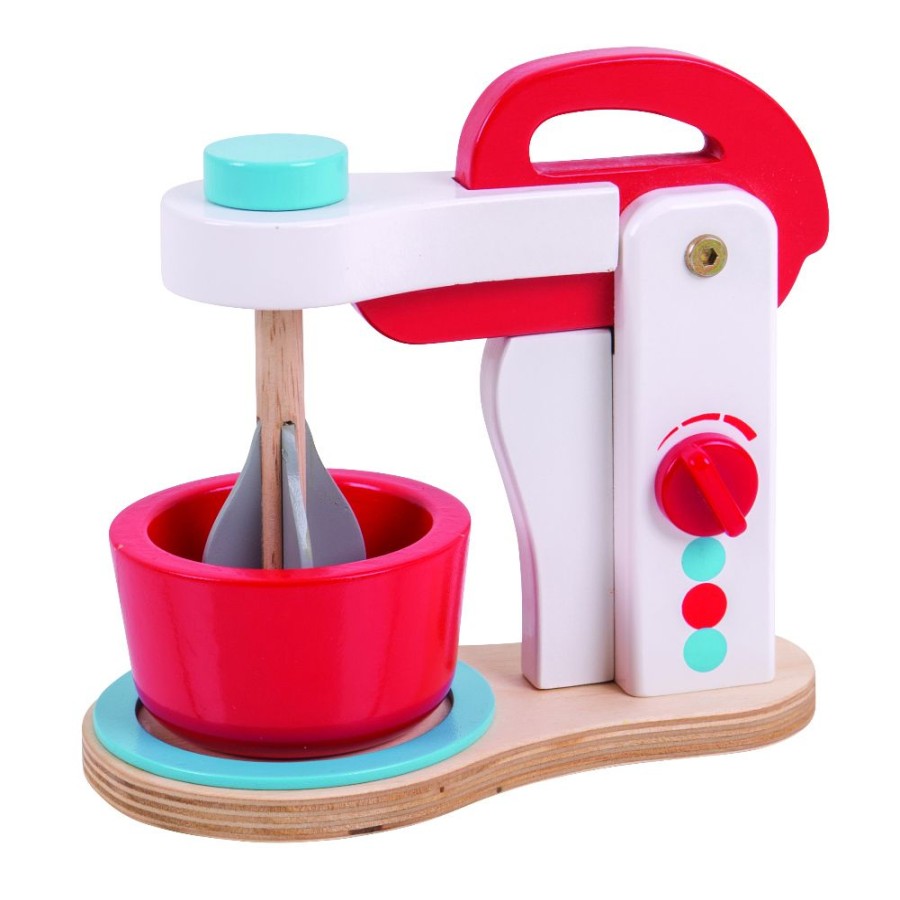 Wooden Toys Little Dreamers | Bigjigs Food Mixer